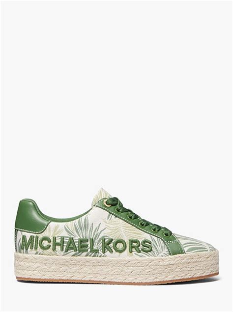 Poppy Palm Jacquard Espadrille Sneaker 